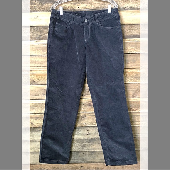 Columbia straight leg corduroy pants in dark gray - Picture 1 of 6